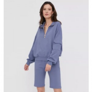 Elastisk glat jersey sportsdragt